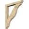 Ekena Millwork Funston Traditional Rough Sawn Bracket w/ Offset Brace, Douglas Fir, 6"W x 42"D x 48"H BKT0604X42X48FST01RDF - alternate 1
